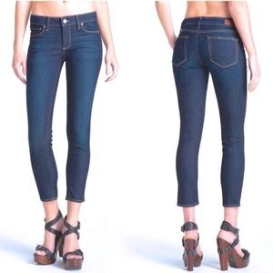 Paige | Dark Wash Kylie Crop Jean Sz 26